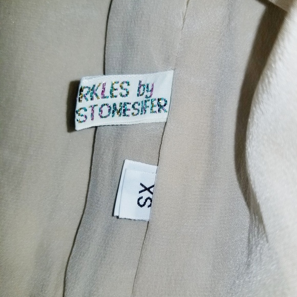 Vintage Sparkle Ruth Stonesifer Embroidered vest - Picture 5 of 6